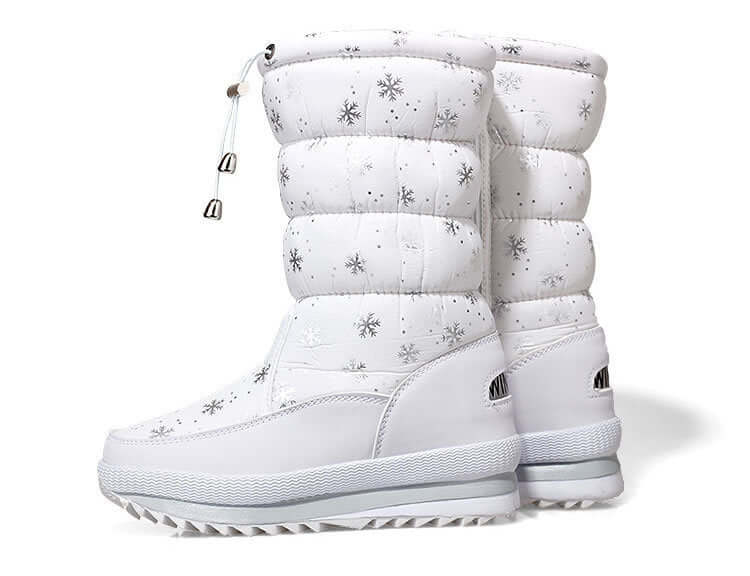 Winter Thicken Thermal Women's Multicolor Snow Boots