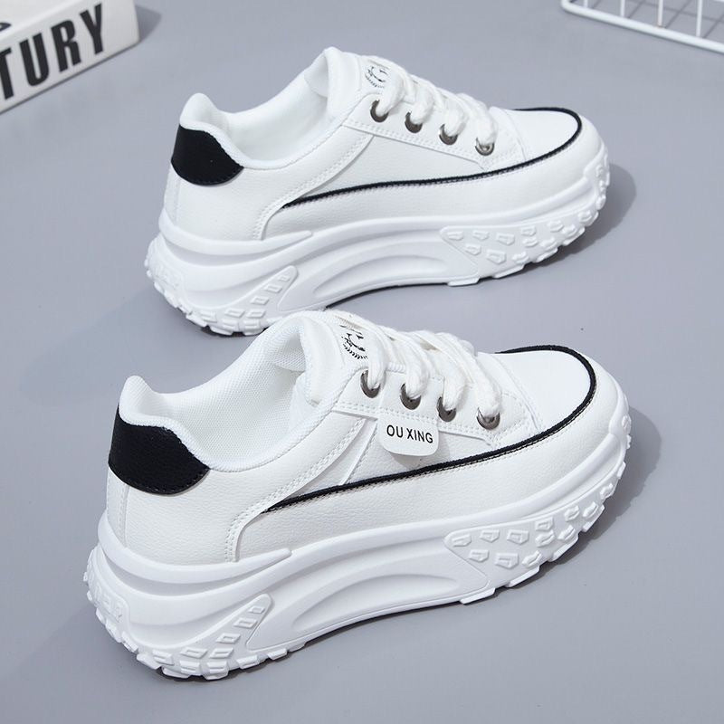 Casual Versatile Korean Style Height Increasing Breathable Sneaker